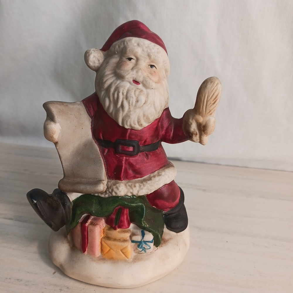 Vintage UCGC Santa Claus Ceramic Figure 5" Christmas